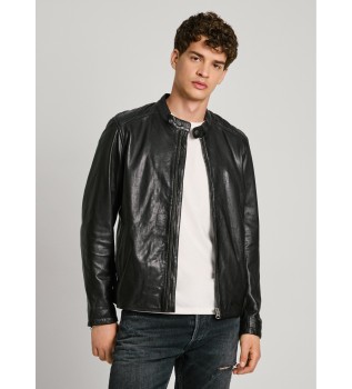 Veste motard Tristan noir