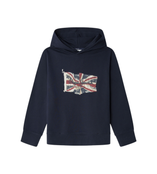 Union Jack navy sweatshirt