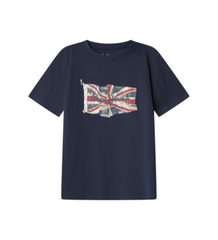 Union Jack navy T-shirt