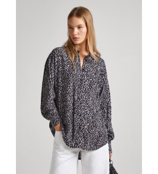 Chemisier Ariel noir