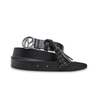 Ceinture en cuir Athenas Noir