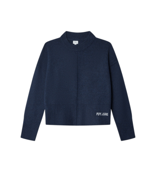 Jersey Bibby marineblauw