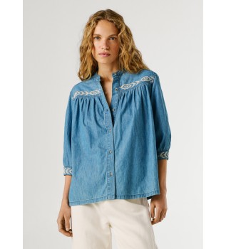 camicetta blu Livia