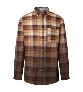 Chemise Charn marron
