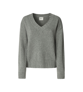 Pull Cherice V gris