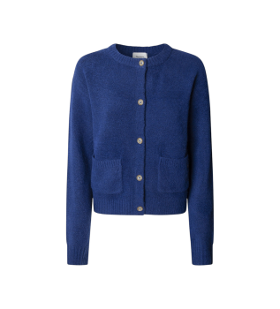 Casaco de malha Cecil azul