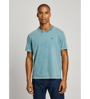 T-shirt en jean bleu