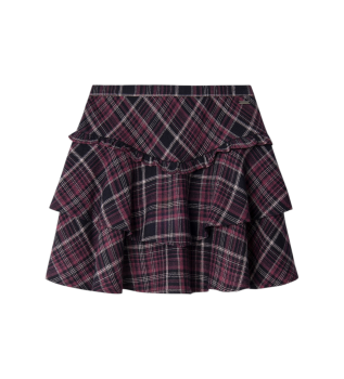 Diane burgundy skirt