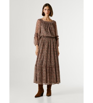 Vestido Dorotea castanho