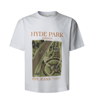 T-shirt Duster Front blanc