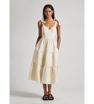 Abito beige smeraldo