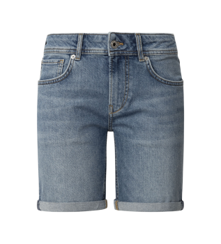Short Fitted Mohnblumenblau