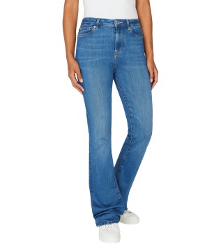 Jeans Flare Hw blau