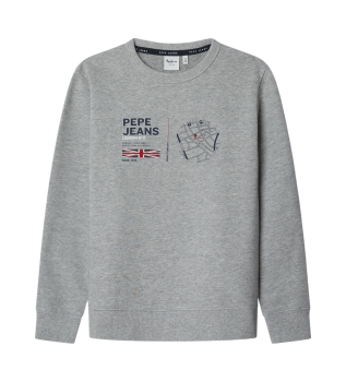 Sweatshirt Jenson gris