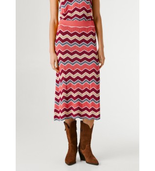 Saia Kasha cor-de-rosa