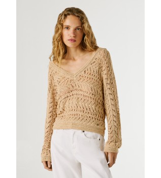 Maglione beige Kiana
