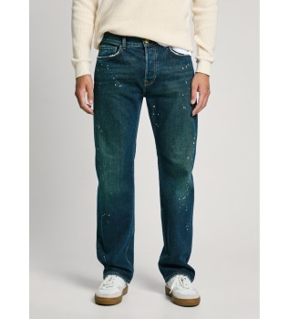 Jeans Loose Mocha azul