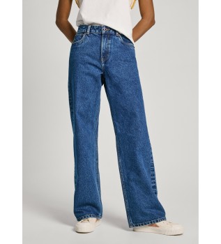 Jeans Lose St Hw blau