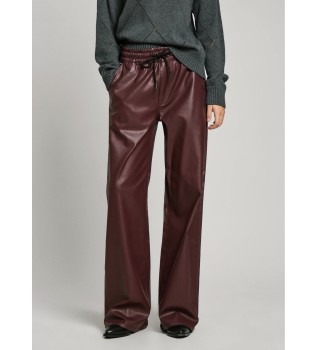 Jeans Loose St Hw maroon