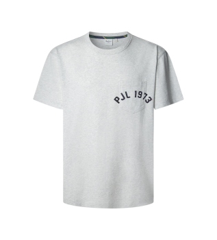 T-shirt Maverick Pocket gris