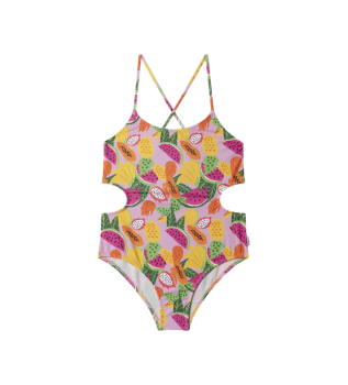 Maxi Fruit rosa Badeanzug