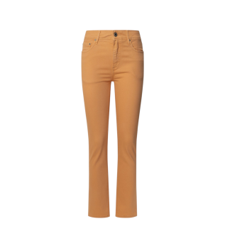 Thelma Oprijete hlače oranžna