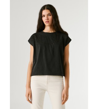 T-shirt Mina noir