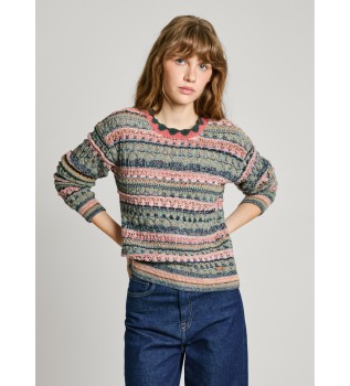 Nadja mehrfarbiger Pullover