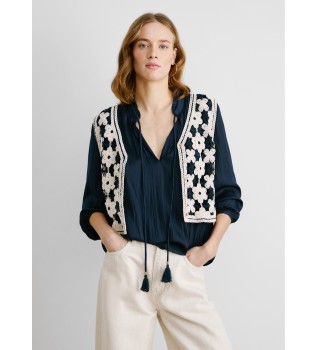 Weste Olivia off-white ecru