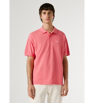 Oscar coral polo shirt