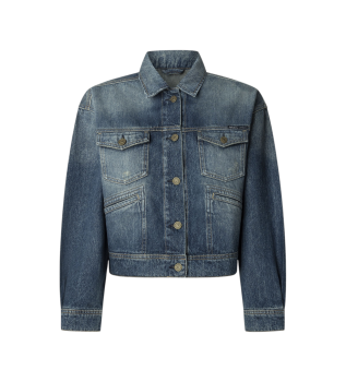 Relaxed jacket blue