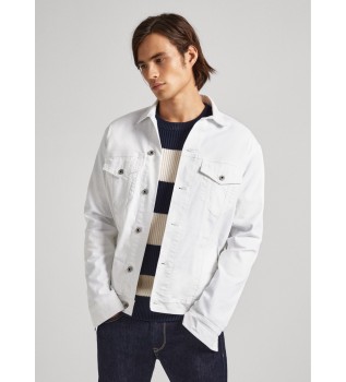 Sproščena jakna bela