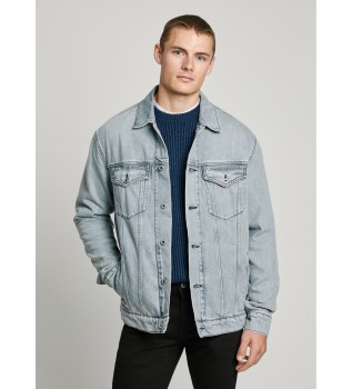 Veste d�contract�e bleue