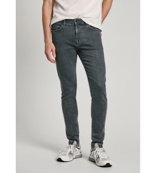 Jean skinny gris fonc