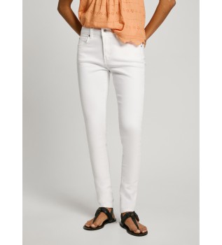 Kavbojke skinny fit Regent bele barve