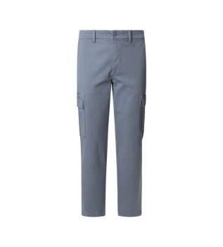 Pantalon cargo slim bleu