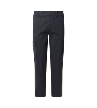 Cargo-bukser Slim Twill navy