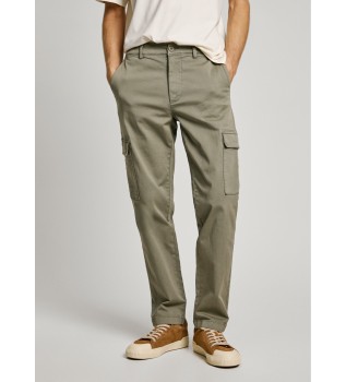 Pantaln cargo Twill verde