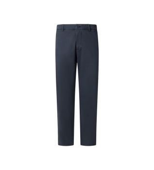 Pantaloni chino slim in twill blu navy