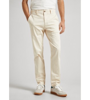 Pantalon Slim Chino Twill beige