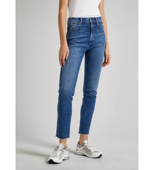 Jeans Slim Uhw blå