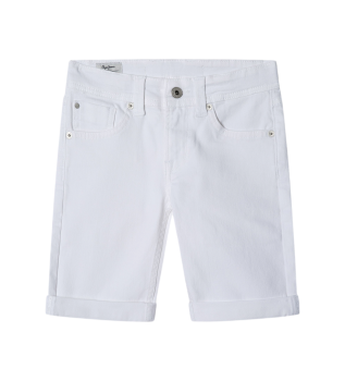 Bermuda shorts Slim white