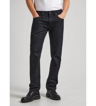 Straight Jeans schwarz
