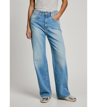 Straight Fit Jeans Lexa blau