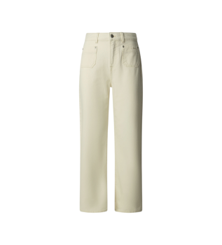 Calça Straight UHW Lexa bege