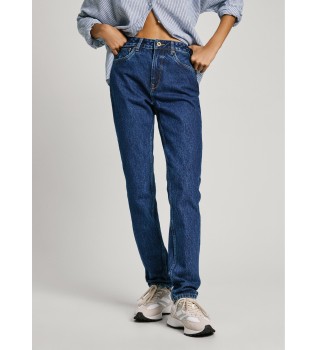 Jeans Tapered Hw bleu