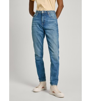 Jeans Tapered Hw bleu