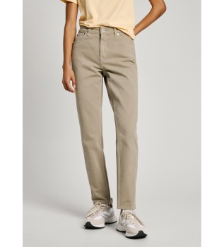 Jeans affusolati Hw verde