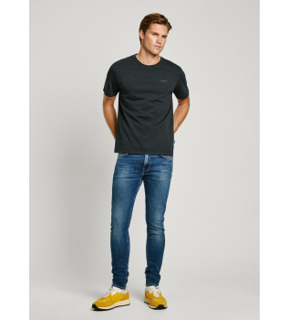 Jeans i taper fit Stanley blå