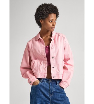 Veste en jean Turner rose